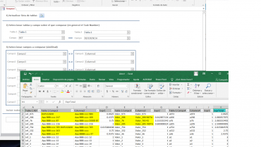 Comparar Tablas Excel con Access